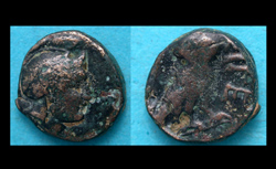 Troas, Sigeion, Athena wit Owl reverse, Rare!
